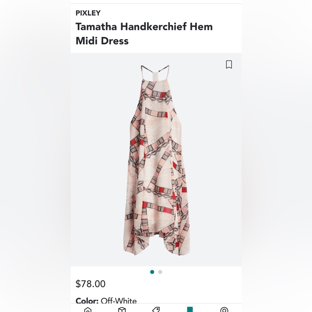 Pixley napkin, hemmed dress